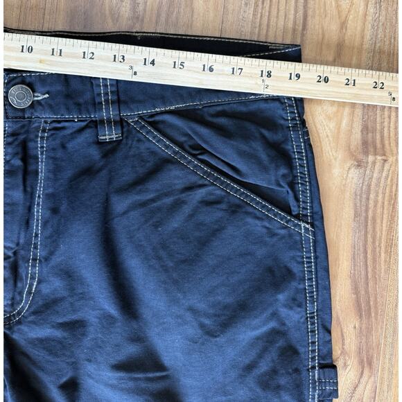 Blue Mountain‎ Fleece Lined Jeans Black WorkwearCarpenter Men's Size 40X30 NWT - Picture 4 of 6